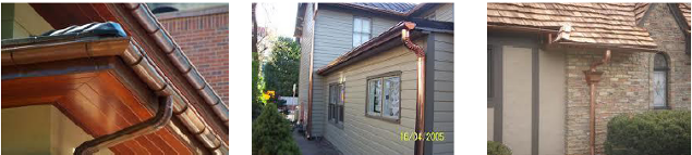 6” Copper Half Round Gutter Systems,  Gutter Systems & Accessories in Bensenville, Illinois